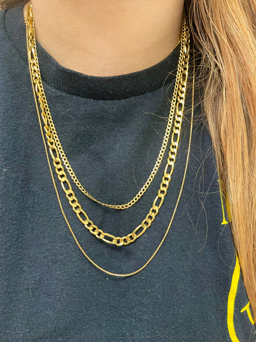 14k Long Box Chain