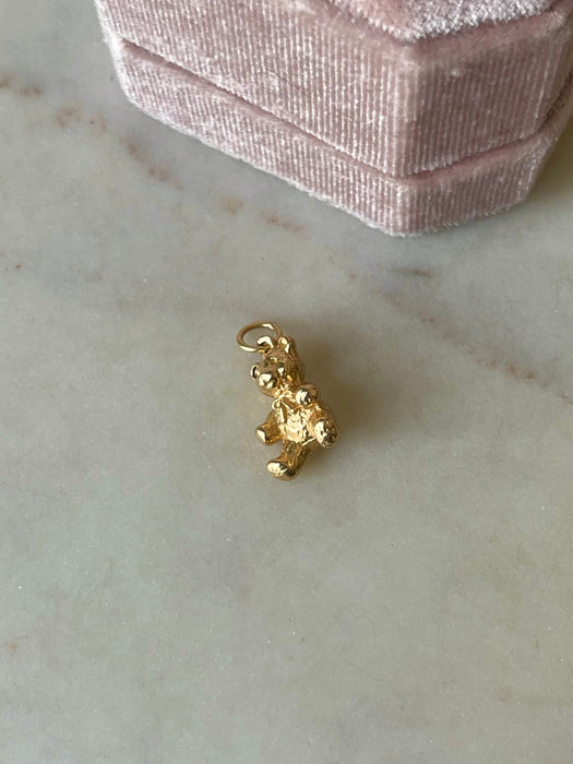 14k Teddy Bear Pendant