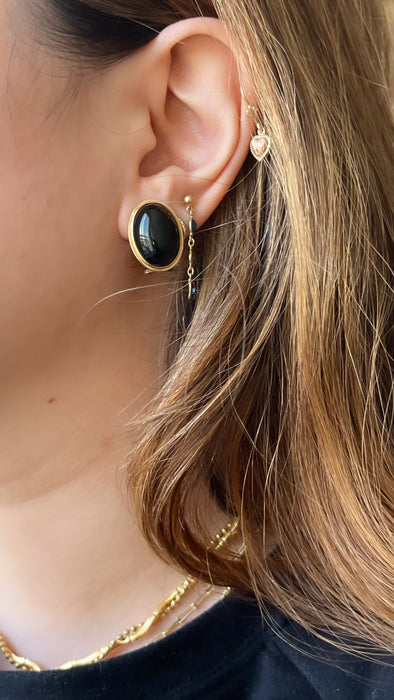 14k Onyx Earrings