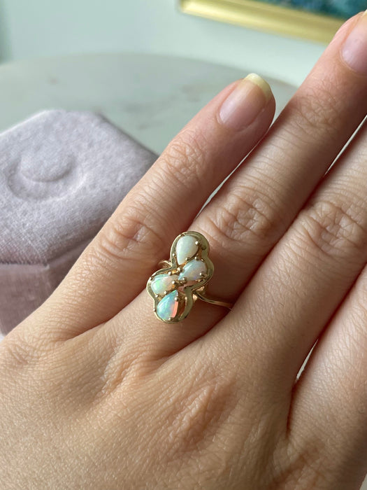 10k 4 Opal Ring