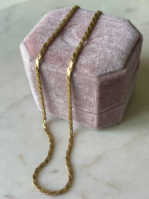 14k Flat Rope Chain