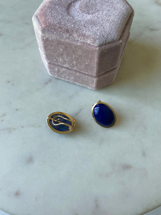 14k Lapis Earrings