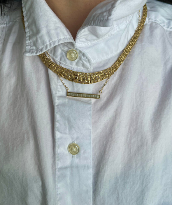 14k Collar Necklace