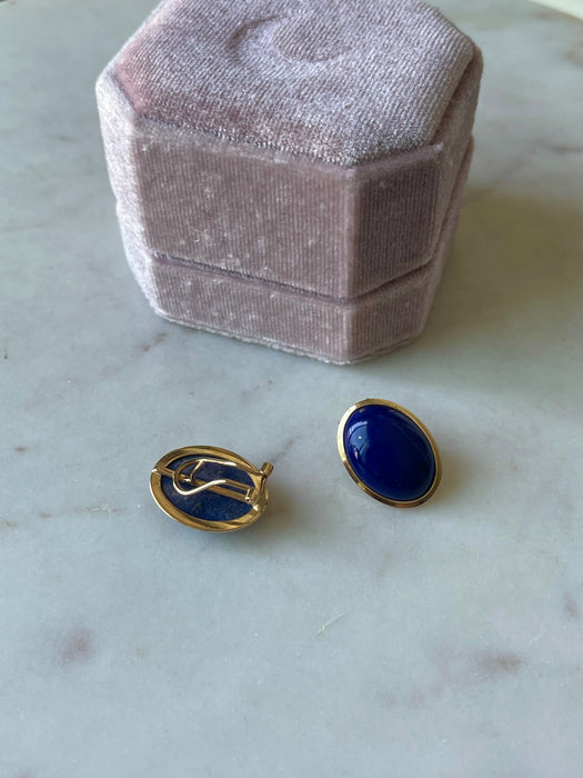 14k Lapis Earrings