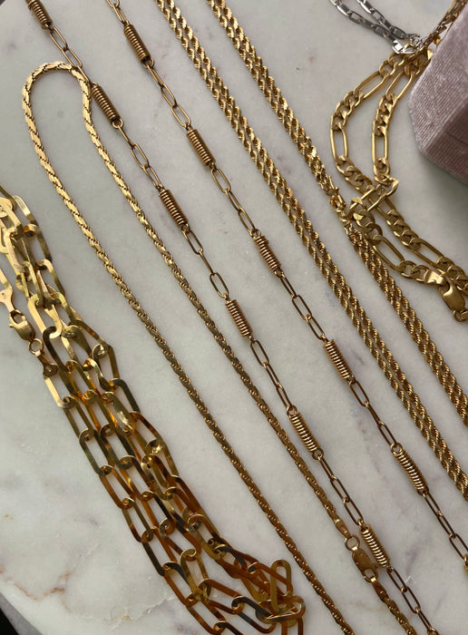 18k Oval Link Chain