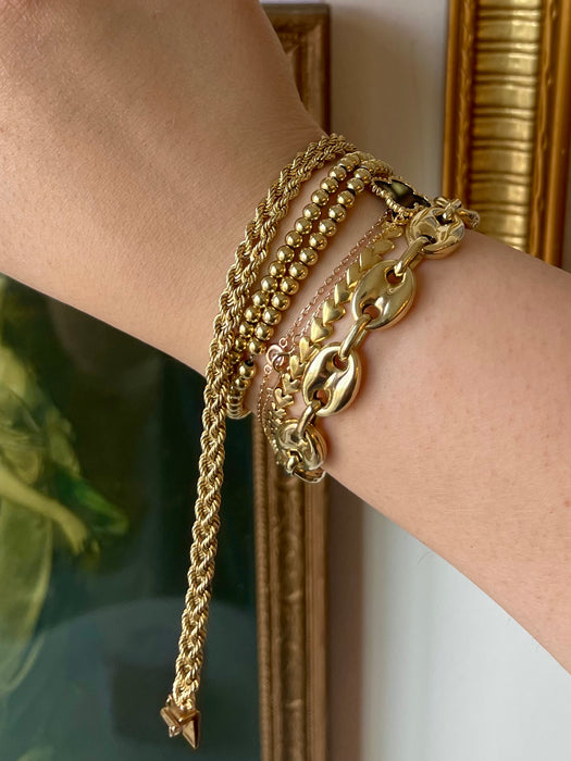 14k Double Rope Bracelet