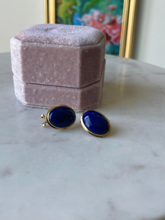 14k Lapis Earrings