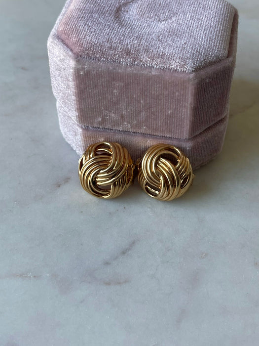 14k Lover’s Knot Earrings