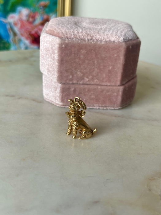 14k Poodle Pendant