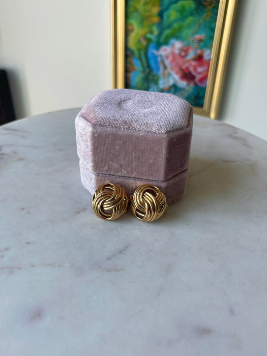 14k Lover’s Knot Earrings