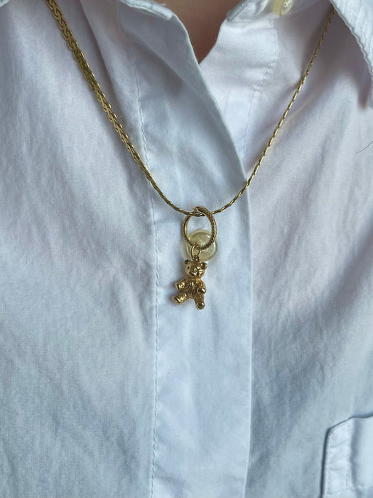 14k Teddy Bear Pendant