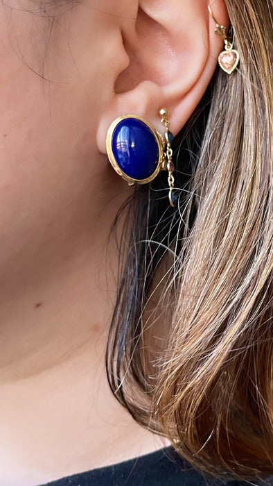 14k Lapis Earrings