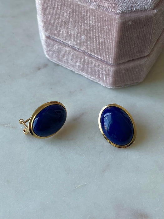 14k Lapis Earrings