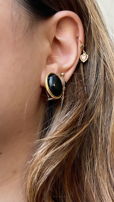 14k Onyx Earrings