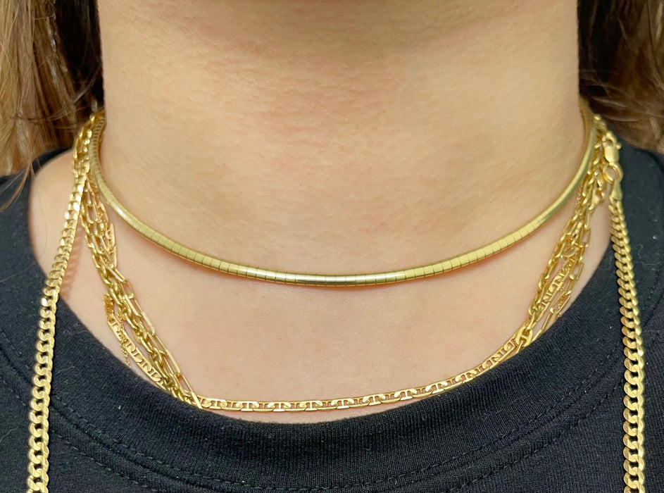 14k Omega Necklace