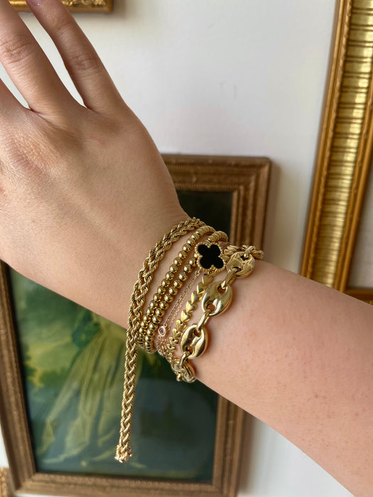 14k Double Rope Bracelet