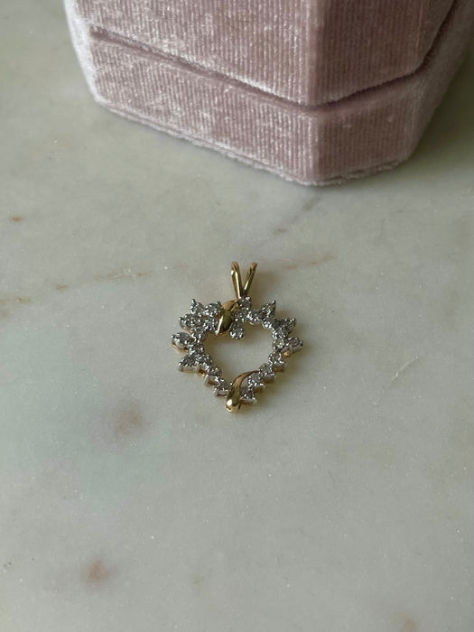 14k Heart Pendant