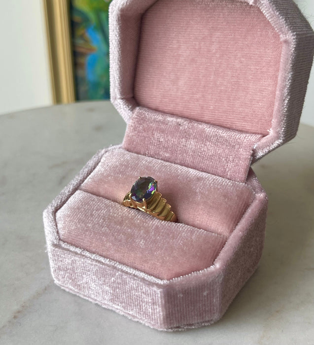 14k Mystic Topaz Ring