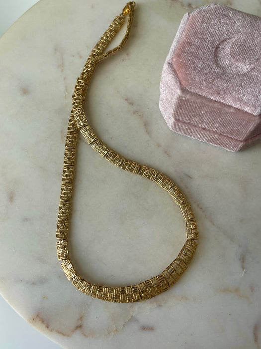 14k Collar Necklace