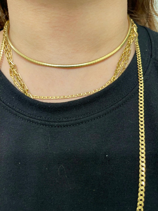 14k Omega Necklace