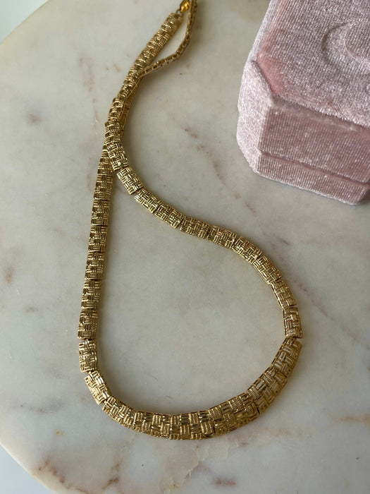 14k Collar Necklace